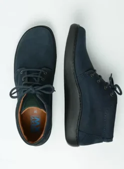 Veterschoenen|Nette schoenen heren|Wolky Kansas Men blauw nubuck