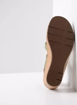 Voorjaar/zomer|Wolky La Jolla olijfgroen leer