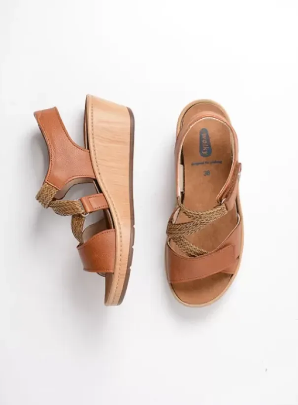 Voorjaar/zomer|Wolky La Jolla cognac leer