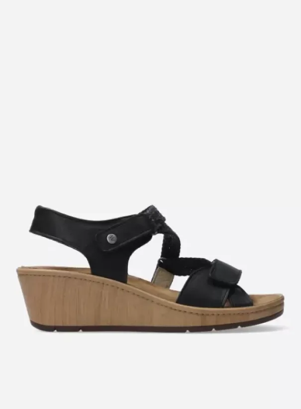 Voorjaar/zomer|Wolky La Jolla zwart leer