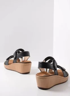 Voorjaar/zomer|Wolky La Jolla zwart leer