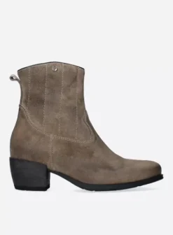 Enkellaarsjes|Laarzen|Wolky Lubbock taupe suede