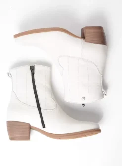 Laarzen|Voorjaar/zomer|Wolky Lubbock creme wit leer