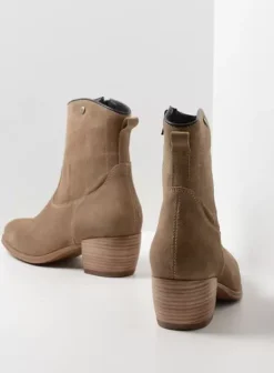 Hallux Valgus|Enkellaarsjes|Wolky Lubbock HV taupe zomer suede