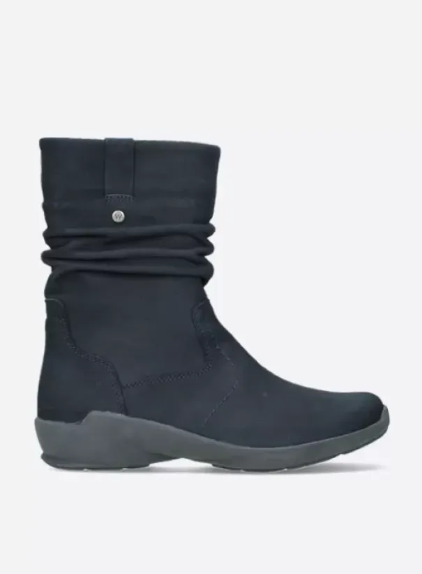 Laarzen|Wolky Luna blauw nubuck