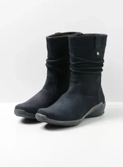 Laarzen|Wolky Luna blauw nubuck