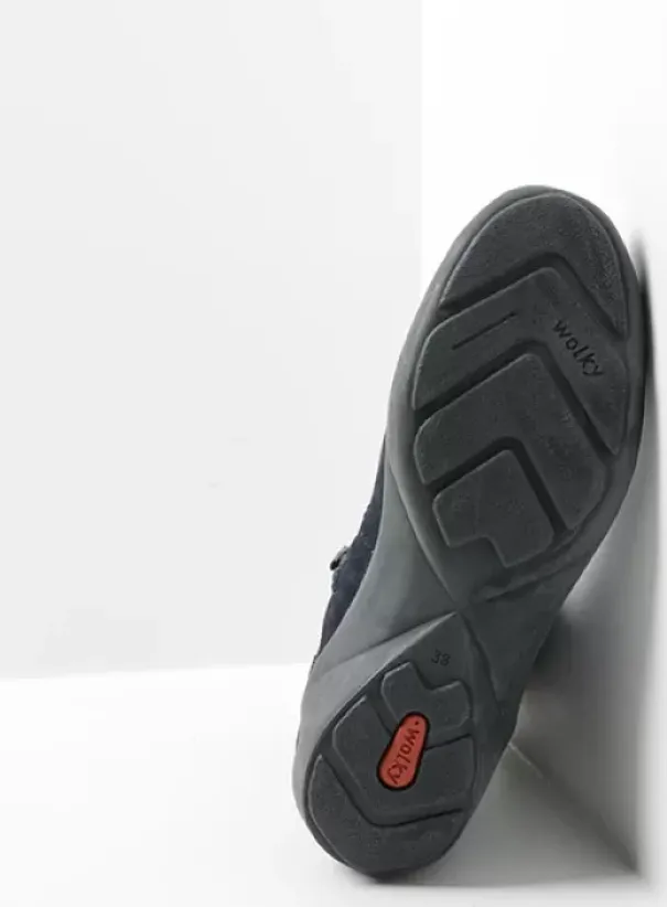 Laarzen|Wolky Luna blauw nubuck