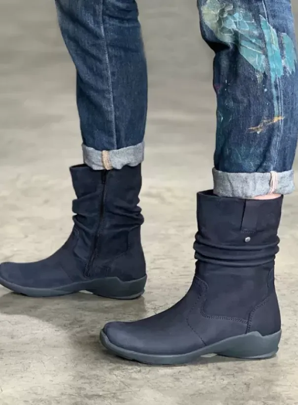 Laarzen|Wolky Luna blauw nubuck
