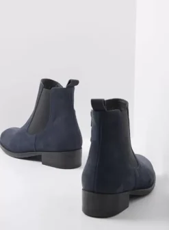 Enkellaarsjes|Wolky Masala blauw suede