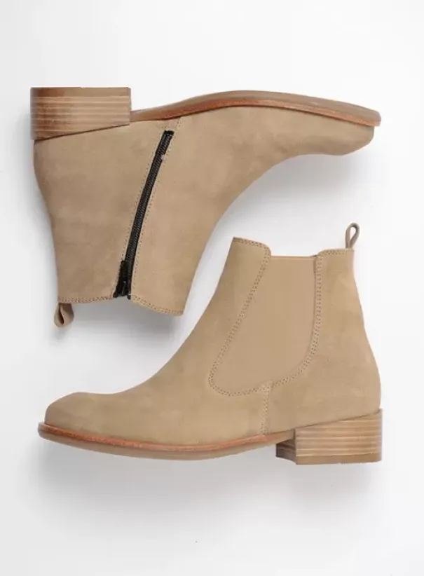 Enkellaarsjes|Wolky Masala taupe suede