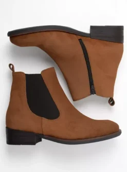 Enkellaarsjes|Wolky Masala cognac suede