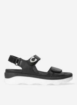 Sandalen|Voorjaar/zomer|Wolky Medusa zwart/wit leer