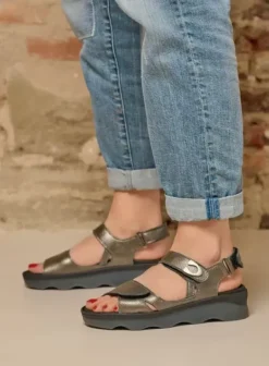 Sandalen|Voorjaar/zomer|Wolky Medusa antraciet leer