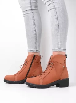 Hielspoor|Biker boots|Wolky Midi terra nubuck