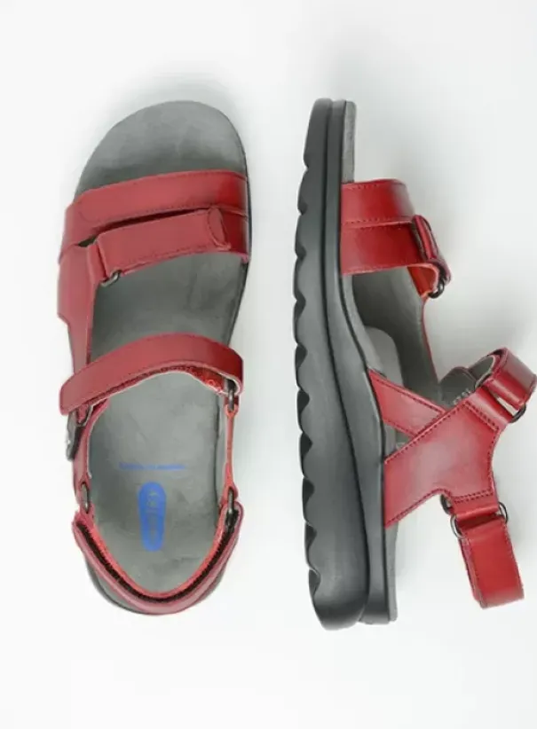 Sandalen|Voorjaar/zomer|Wolky Mile rood leer