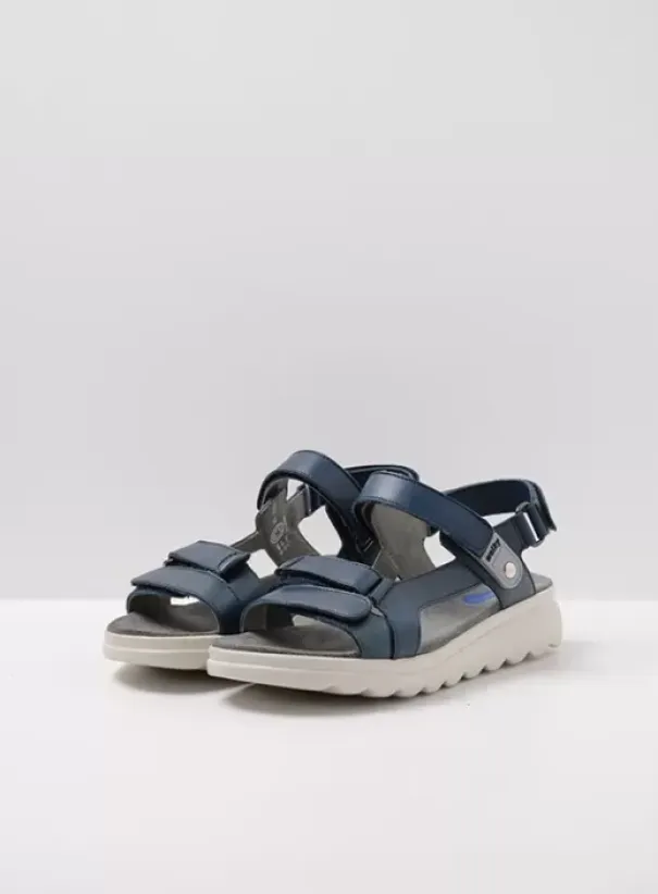 Sandalen|Voorjaar/zomer|Wolky Mile blauw leer