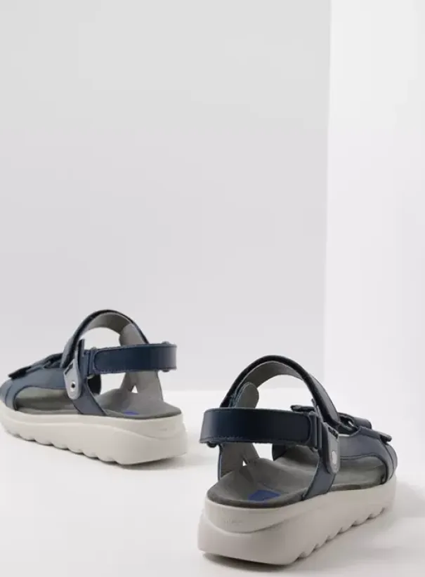 Sandalen|Voorjaar/zomer|Wolky Mile blauw leer
