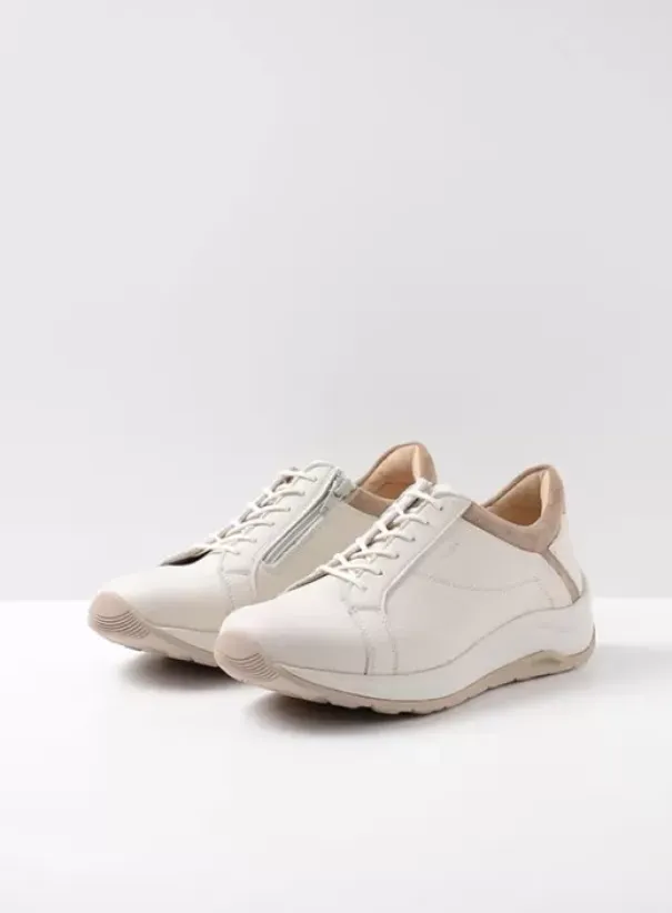 Veterschoenen|Voorjaar/zomer|Wolky Milton gebroken wit/safari nubuck