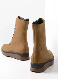 Laarzen|Wolky Mito cognac nubuck