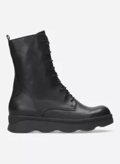 Laarzen|Wolky Mito zwart leer