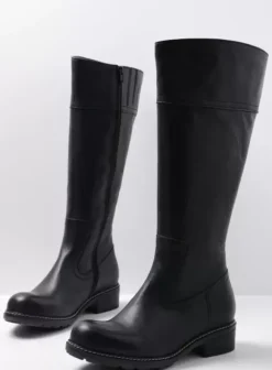 Laarzen|Wolky Moher zwart leer