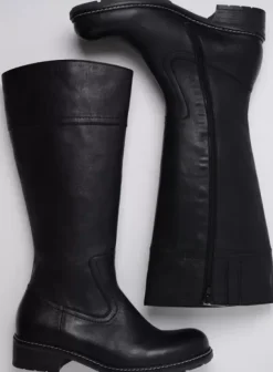 Laarzen|Wolky Moher zwart leer