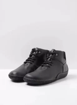 Veterschoenen|Wolky Mokola zwart leer