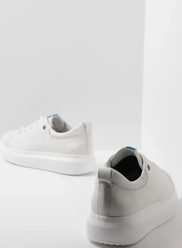 Sneakers|Veterschoenen|Wolky Move it wit leer