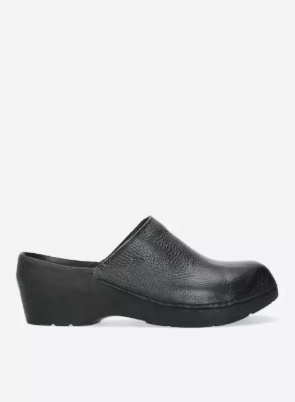 Klompen|Voorjaar/zomer|Wolky Multi Clog zwart leer