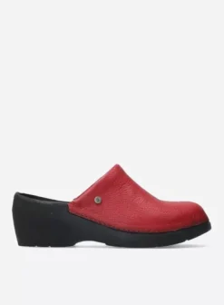 Klompen|Voorjaar/zomer|Wolky Multi Clog rood leer