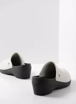 Klompen|Voorjaar/zomer|Wolky Multi Clog creme wit leer