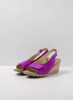 Sandalen|Wolky Murcia fuchsia suede