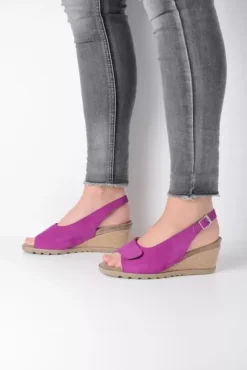 Sandalen|Wolky Murcia fuchsia suede