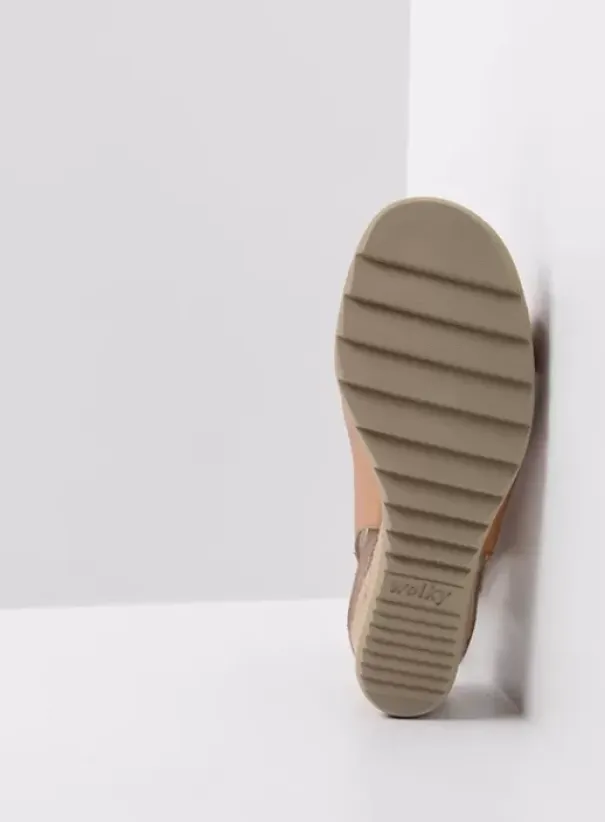 Sandalen|Wolky Murcia naturel leer