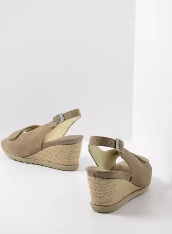 Sandalen|Voorjaar/zomer|Wolky Murcia taupe suede