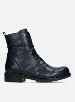 Laarzen|Wolky Murray blauw leer