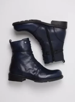 Laarzen|Wolky Murray blauw leer