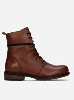 Laarzen|Wolky Murray cognac leer