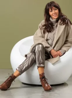 Laarzen|Wolky Murray cognac leer