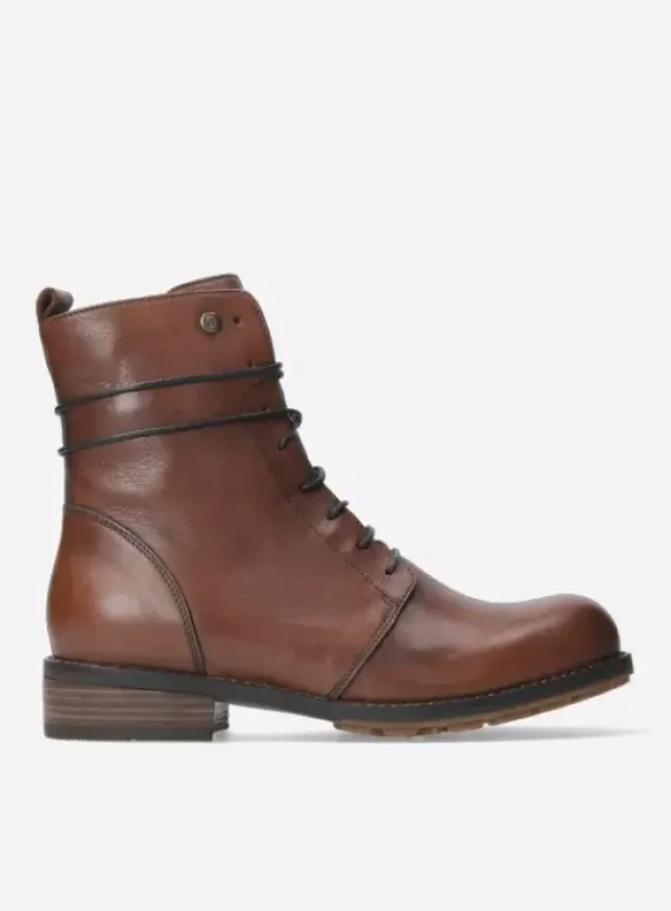 Volle voeten|Biker boots|Wolky Murray XW cognac leer