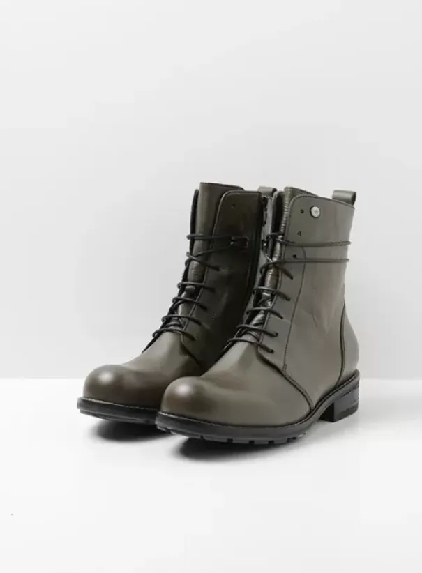 Volle voeten|Biker boots|Wolky Murray XW cactus leer