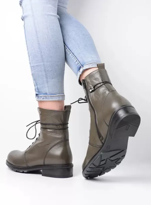 Volle voeten|Biker boots|Wolky Murray XW cactus leer