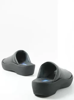 Slippers|Voorjaar/zomer|Wolky Nassau zwart leer
