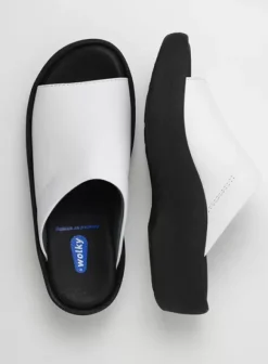 Slippers|Voorjaar/zomer|Wolky Nassau wit leer