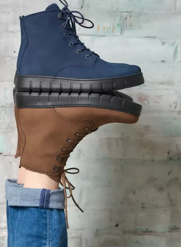 Volle voeten|Laarzen|Wolky New Wave denim nubuck