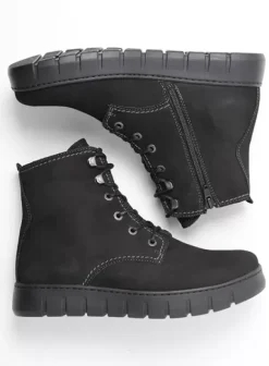 Volle voeten|Laarzen|Wolky New Wave zwart nubuck