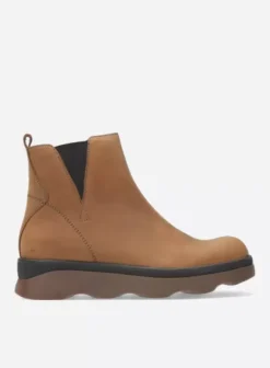 Enkellaarsjes|Wolky Nigata cognac nubuck