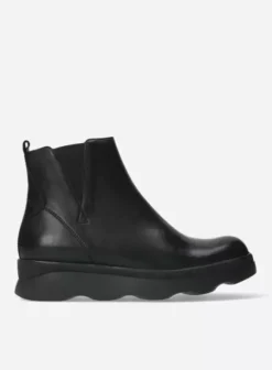 Enkellaarsjes|Wolky Nigata zwart leer