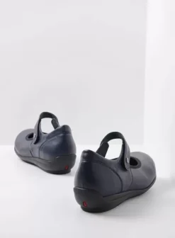 Hallux Valgus|Bandschoenen|Wolky Noble F2F blauw biocare