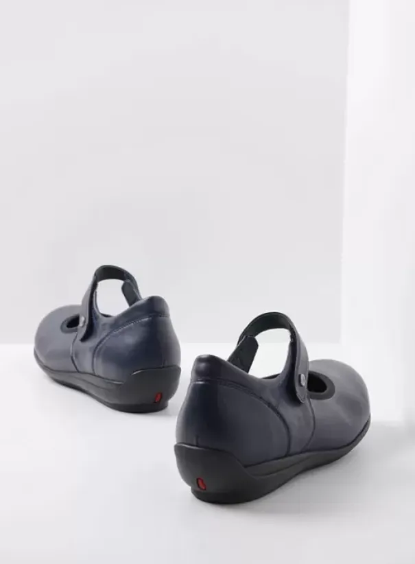 Hallux Valgus|Bandschoenen|Wolky Noble F2F blauw biocare